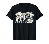 Flooring Installer Evolution Funny Professional Job Work T-Shirt