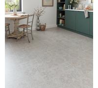 Flooring Revolution Antiqua Traditional Grey Patterned Mosaic Effect Waterproof Laminate Flooring, 2.33M²