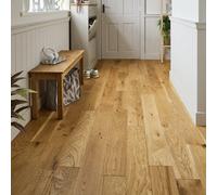 Flooring Revolution Foundry Brushed & Oiled Natural Oak Engineered Real Wood Top Layer Flooring, 1.44M²