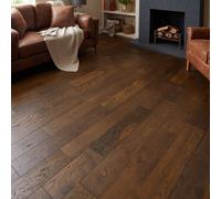 Flooring Revolution Foundry Dark Oak Engineered Real Wood Top Layer Flooring, 1.44M²