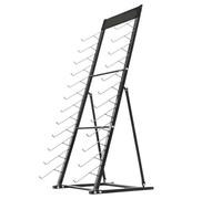 Flooring Sample Display Stand, Metal Tile Rack for Craft Exhibition Trade Show Retail