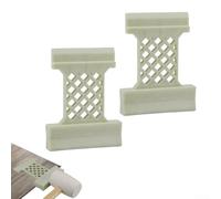 Flooring Tapping Block, 2 Pack Four-Slot Multi-Functional Nylon Laminate Floor Installation Spacer Hammering Tool(A)