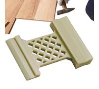 Flooring Tapping Block - White PE Polymer, High Strength Solid Block, Professional Wood Floor Blocks, Versatile Woodworking Tapping Unit | Large Protection Shield For Easy Tongue Groove