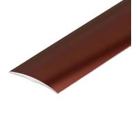 Flooring Threshold Transition Strip, Metal Transition Strip for Floors, Tiles, Doors, Walls Multicolor 90-130cm(Red,L130cm/4.27ft)