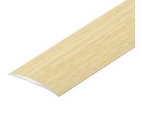 Flooring Threshold Transition Strip, Metal Transition Strip for Floors, Tiles, Doors, Walls Multicolor 90-130cm(Beige,L90cm/2.95ft)