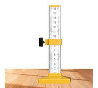 Flooring Tile Ruler - 16x6.5x6.5cm Horizontal Leveling Positioning Ruler, Construction Measuring Tool | Precision Engineering Tool for Accurate Placement DIY Flooring Walls Home Renovation Projects