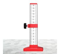 Flooring Tile Ruler - 16x6.5x6.5cm Horizontal Leveling Positioning Ruler, Construction Measuring Tool | Precision Engineering Tool for Accurate Placement DIY Flooring Walls Home Renovation Projects
