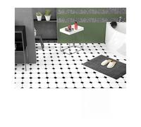 Flooring Tiles Self Adhesive 9PCS Self-Adhesive Waterproof Floor Stickers Home Decoration Black & White Printed Patterns Non-Slip Ti(ZxDB-4T9P20-138-ZZ)