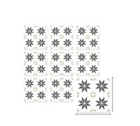 Flooring Tiles Self Adhesive, Sticky Flooring 9pcs Multi-Colour Simple Pattern Minimalist Graphic Square Floor Stickers, Self-Adhesive, Easy to Clean, Non-Slip(DB-4T9P30-667-ZZ)