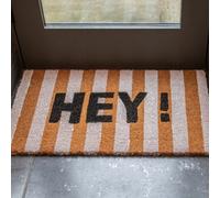 FloorMatch Printed Natural Coir Door Mat Hey Striped Decorative Heavy Duty Entrance Mat 45Cm X 75Cm Indoor / Sheltered Outdoor Use