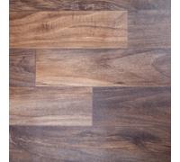 FloorMatch Scarlet Oak Plank Effect Soft Lino Flooring 2M Width Sheet Vinyl Slip Resistance Oak Effect