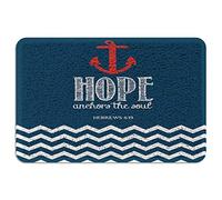 Floormats Anchor Is The Soul Hope Door Mat Multipurpose Bathroommat Waterproof Entrance Rug For Entry Bathroom Home 40X60 CM