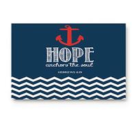Floormats Anchor Is The Soul Hope Doormat Washable Entrance Rug Durable Bathroommat For Kitchen Entry Bathroom 40X60 CM