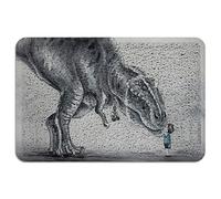 Floormats Dinosaurs T-Rex With Boys Entrance Rug Durable Doormat Washable Carpet For Bath Bathroom Kitchen 40X60 CM