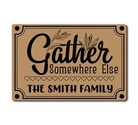 Floormats Gather Somewhere Else, Personalized Custom Fall Carpet Durable Doormat Washable Floor Door Mat For Office Bath Kitchen 40X60 CM
