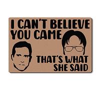 Floormats I Can’T Believe You Came That’S What She Said Bathroommat Durable Entrance Rug Multipurpose Doormat For Entry Office Bathroom 40X60 CM