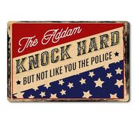 Floormats Knock Hard But Not Like You The Police Funny Doormat Anti Slip Carpet Durable Floor Door Mat For Office Home Hall 40X60 CM