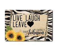 Floormats Live Laugh Leave Doormat Waterproof Bathroommat Washable Floor Door Mat For Hall Entry Home 40X60 CM