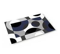 Floormats Modern Circles Floor Door Mat Washable Bathroommat Waterproof Doormat For Home Hall Bathroom 40X60 CM