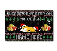 Floormats Please Don'T Step On My Corgi Bathroommat Multipurpose Carpet Anti Slip Entrance Rug For Kitchen Entry Bath 40X60 CM