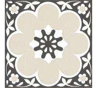 FloorPops 12-in by 12-in Black Daphne Vinyl Peel & Stick Floor Tiles (10 Tiles), (10 sq.ft./Carton)