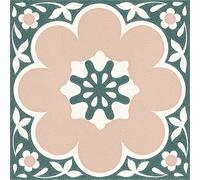 FloorPops 12-in by 12-in Pink Daphne Vinyl Peel & Stick Floor Tiles (10 Tiles), (10 sq.ft./Carton)