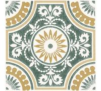 Floorpops Ezra Green Peel And Stick Floor Tiles Fp4665