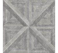 FloorPops FP3295 Townhouse Peel & Stick Floor Tiles, Gray, 30.48 X 30.48 cm