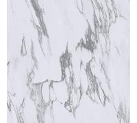 FloorPops FP3329 Opaline Peel Stick Floor Tiles, White & Off-White, 30.48 X 30.48 cm