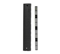 FloorPops FPD6186 Edge Strip Decking Tiles, Dark Gray