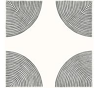 Floorpops Luminary Black Peel & Stick Floor Tiles, Fp4283