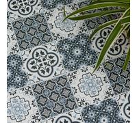 FloorPops Myriad Self Adhesive Vinyl Floor Tiles Pack of 10 (0.93sqm) in Dark Blue | Size: 304.8mm x 304.8mm FloorPops Dark Blue 304.8mm x 304.8mm