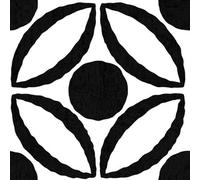Floorpops Tory Black Peel & Stick Floor Tiles, Fp4278