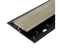 FloorPro Carpet to Carpet Doorbar - 0.9m - Dual/Double Edge - Aluminum Threshold Transition Door Trim Strip - Antique Brass
