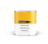 Floorsaver Multi-Purpose Paint - 1L | Durable paint for Metal, Wood, Concrete and more | Minimal Prep | Ideal for Fences, Pipework, Gates (RAL 5015 - Sky Blue)