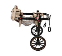 Floorstanding Pet Walking Aid, Adjustable Pet Rehabilitation Walking Aid, 2-wheel Dog Wheelchairs for Back Legs, Pets Back Limb Walking Mobility Aids, for Medium/Large Doggy