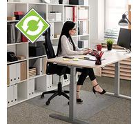 Floortex Cleartex® Evolutionmat Enhanced Polymer Rectangular Chair Mat for Carpets up to 9mm - 75 x 120cm