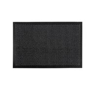 Floortex Doortex Meshmat Dirt Trapping Entrance Mat For Indoor Use With Anti-slip Vinyl Backing 50x80cm Metallic Grey - EREMFLYV0002