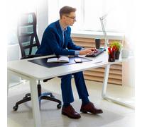 Floortex Ecotex Polycarbonate Heavy Duty Chair Mat For Hard Floors - Eco Friendly Bioplus 89 X 119Cm