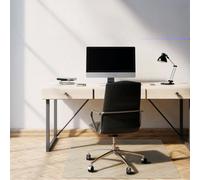 Floortex Office Chair Mat Megamat Heavy Duty Non-Slip Polycarbonate Floor Protection For Carpet & Hard Floors - 89X119Cm
