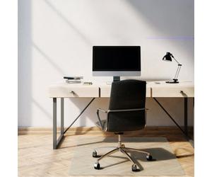 Floortex Office Chair Mat Megamat Heavy Duty Non-Slip Polycarbonate Floor Protection For Carpet & Hard Floors - 89X119Cm