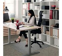 Cleartex Ultimat Chair Mat for Low and Medium Pile Carpet Rectangular 119 x 89cm, Clear
