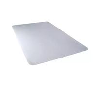 Floortex Valuemat Basic Vinyl Rectangular Multi-purpose Floor Protection Mat For Low Pile Carpets - 90 X 120Cm