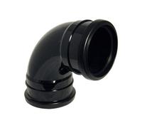 Floplast 110mm Black 92.5 Degree Bend Double Socket Sp561