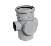 Floplast 110Mm Grey Access Pipe-S&S SP274G