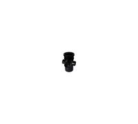 Floplast 110mm Ring Seal Soil Boss Pipe Single Socket Black - Pack Of 2