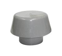 FLOPLAST 110mm Ring Seal Soil Extract Cowl - Grey