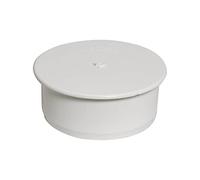 FLOPLAST 110mm Ring Seal Soil Socket Plug- White