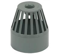 FLOPLAST 110mm Ring Seal Vent Terminal - Grey