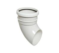 Floplast 110mm Soil 92.5' Socket/spigot Bend White